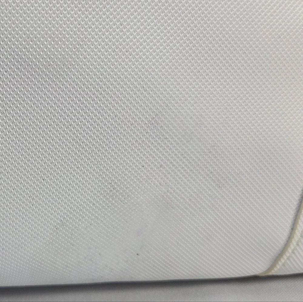 Lacoste Cream White Tote Bag Croc Logo